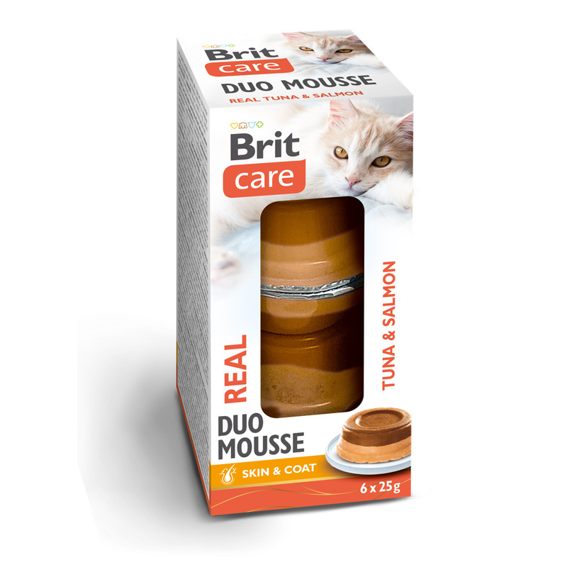 Brit Care tuńczyk, łosoś pasztet 25 g × 6