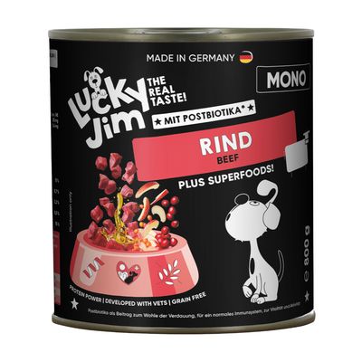 Lucky Jim Mono wołowina adult 800 g × 6