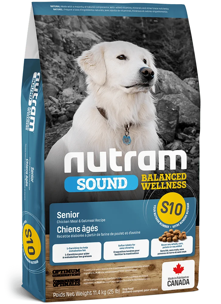Nutram Sound kurczak senior 11,4 kg