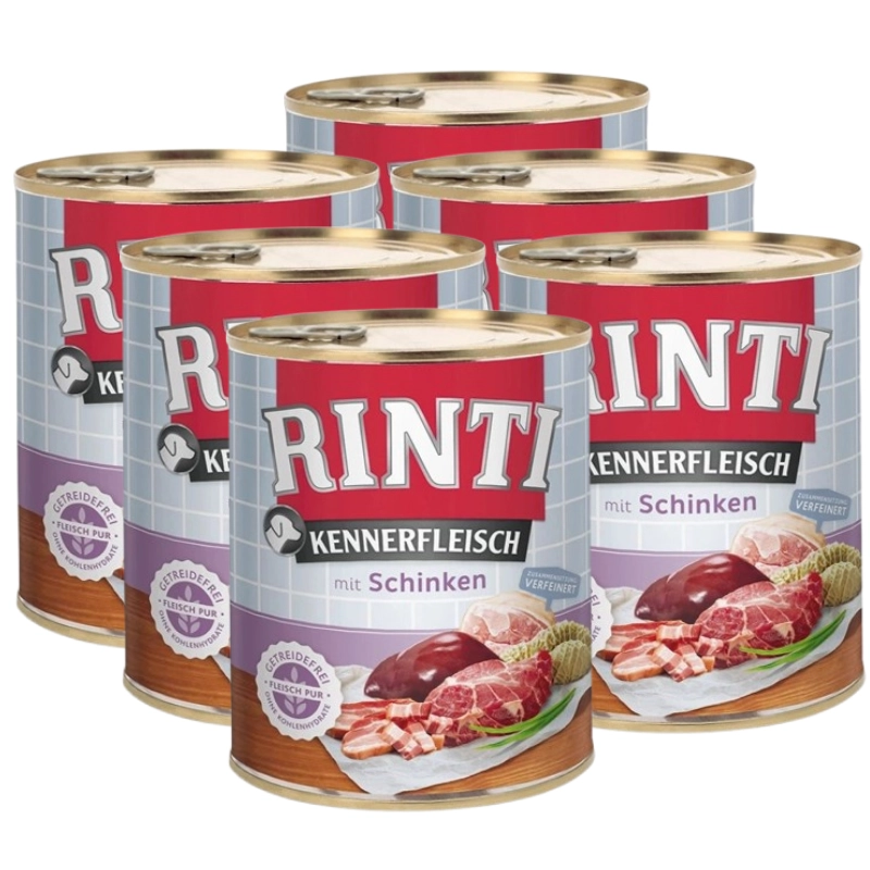 Rinti Kennerfleisch szynka adult 800 g × 6