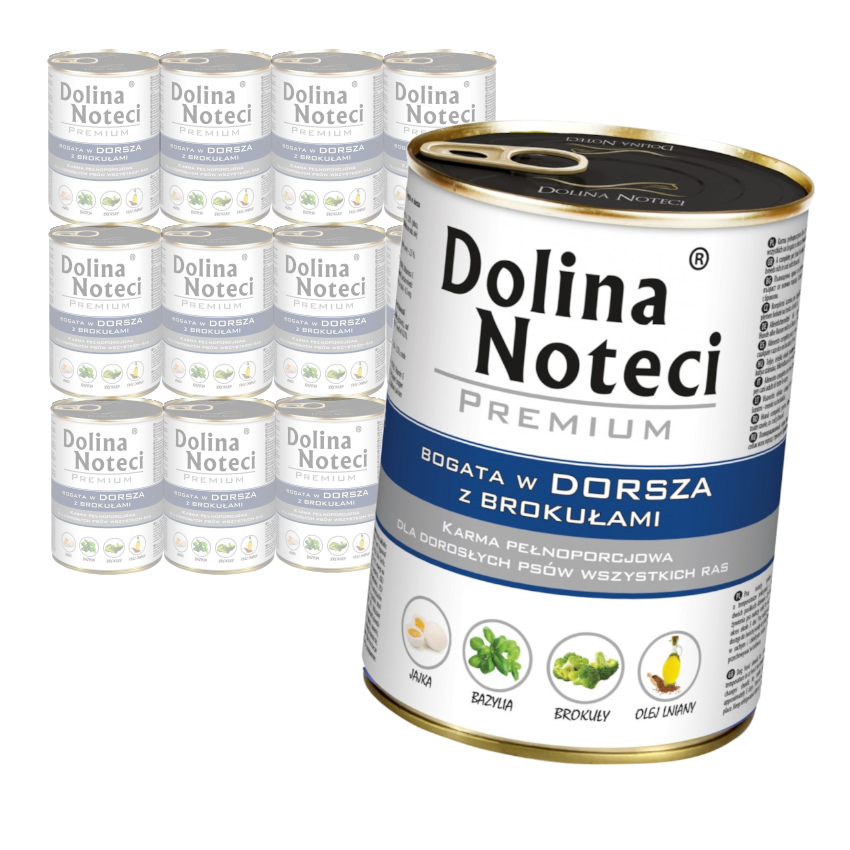 Dolina Noteci Premium dorsz adult 400 g × 12