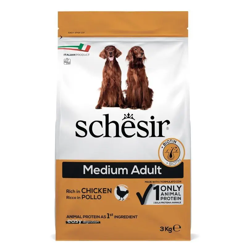 Schesir kurczak adult średnie rasy 3 kg