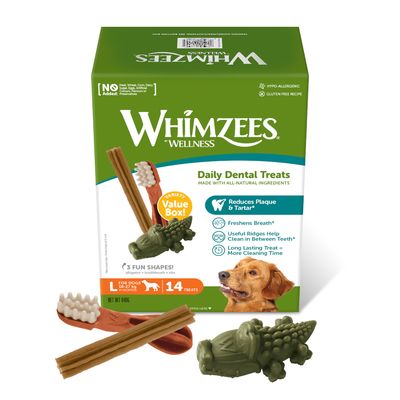 Whimzees Puppy mix przysmaków rozmiar L