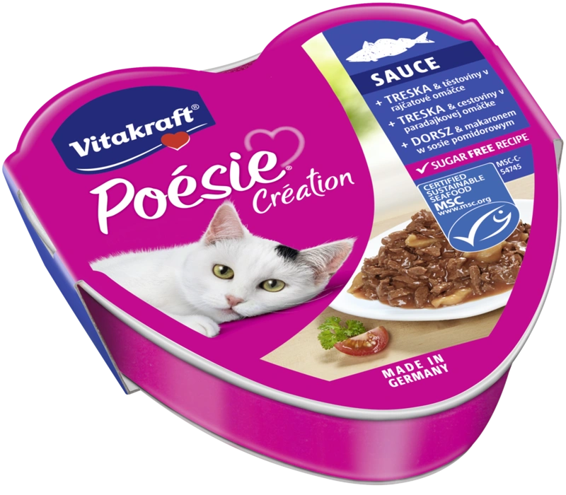 Vitakraft Poesie dorsz w sosie adult 85 g
