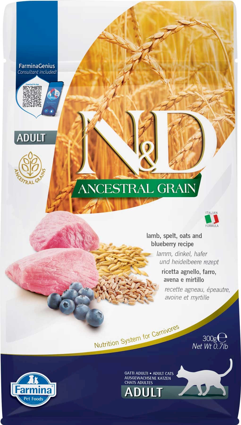 Farmina N&D Ancestral Grain jagnięcina adult 300 g