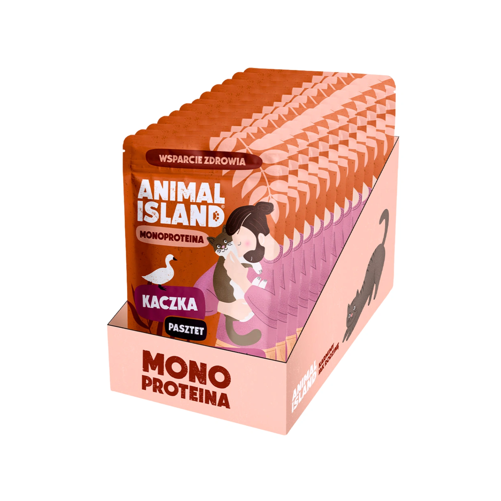 Animal Island kaczka pasztet adult 100 g × 10