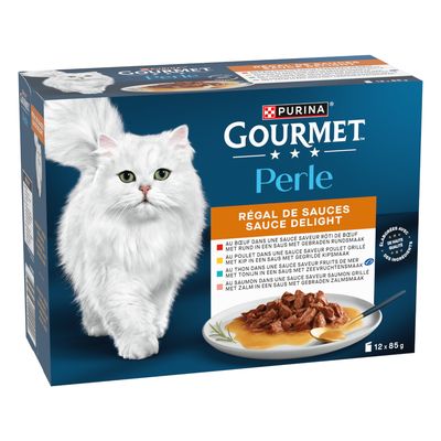 Purina Gourmet Perle mix smaków w sosie 85 g × 12