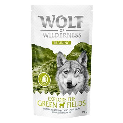 Wolf of Wilderness Training jagnięcina, kurczak 100 g × 3