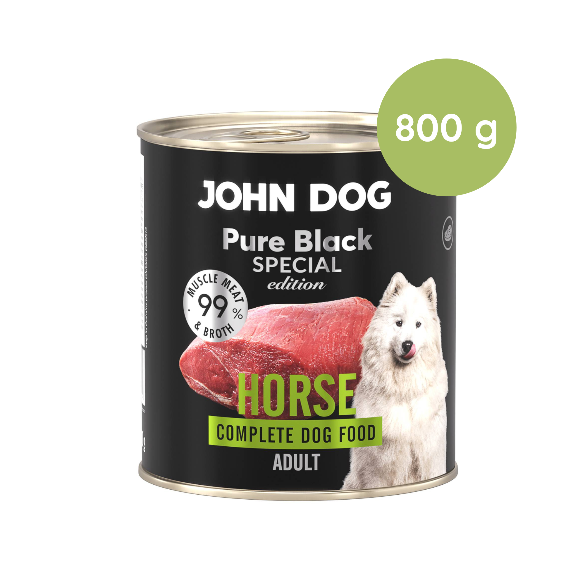John Dog Pure Black Special Edition konina adult 800 g
