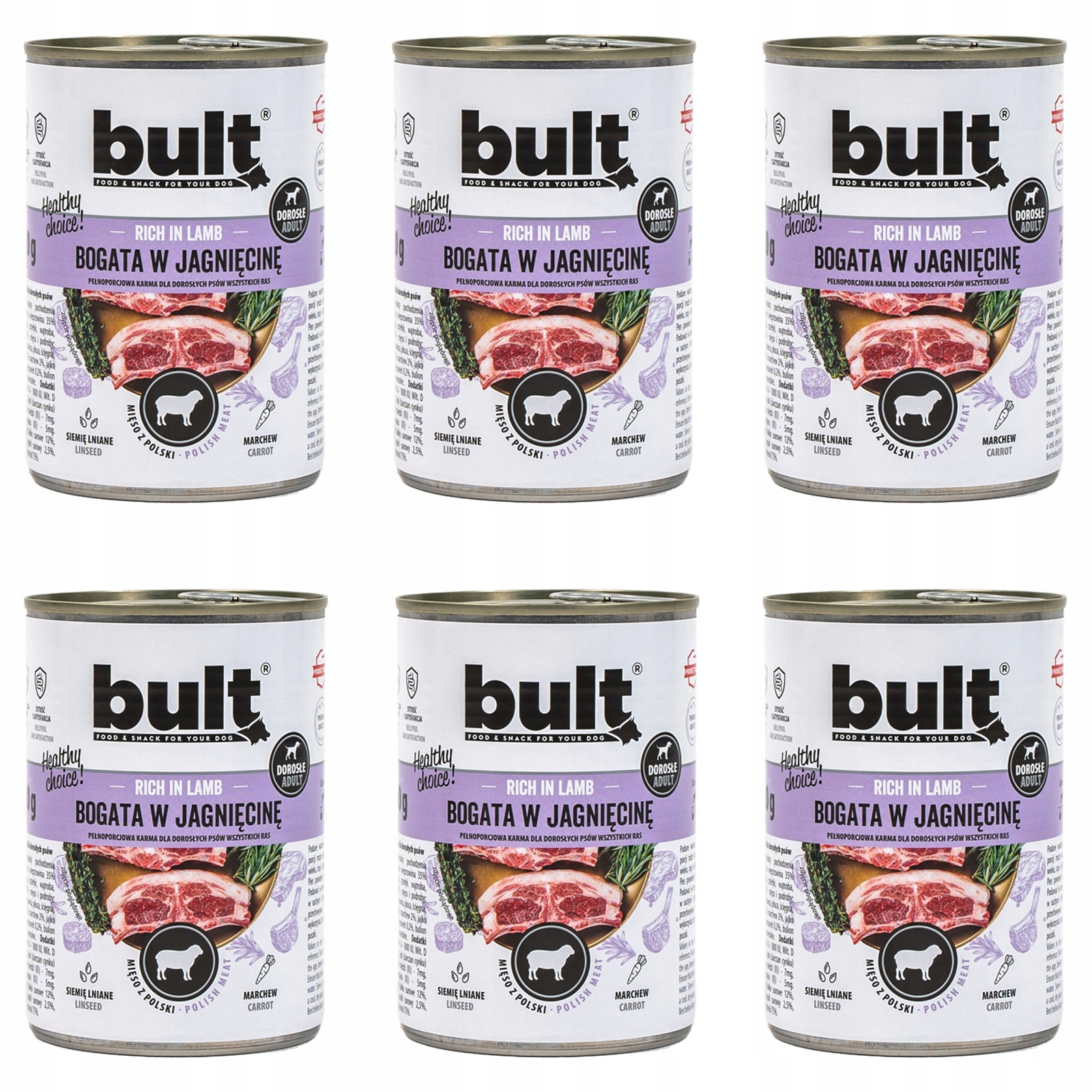Bult jagnięcina 800 g × 6