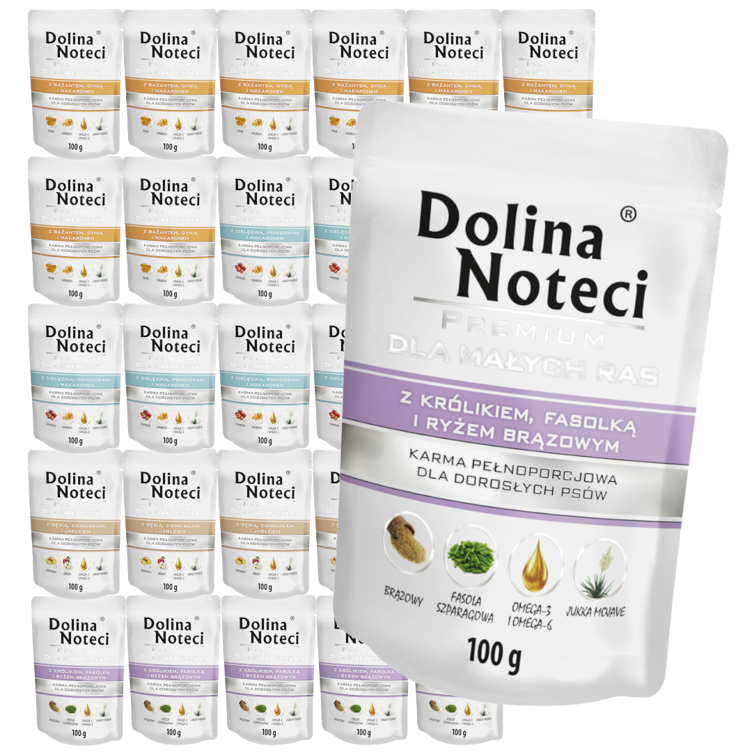Dolina Noteci Premium małe rasy 100 g × 30