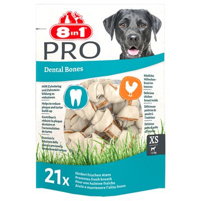 8in1 Dental Delights kurczak małe rasy 12 g × 21