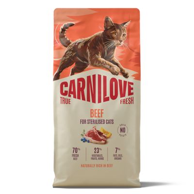 Carnilove True Fresh Sterilised wołowina adult 6 kg × 2