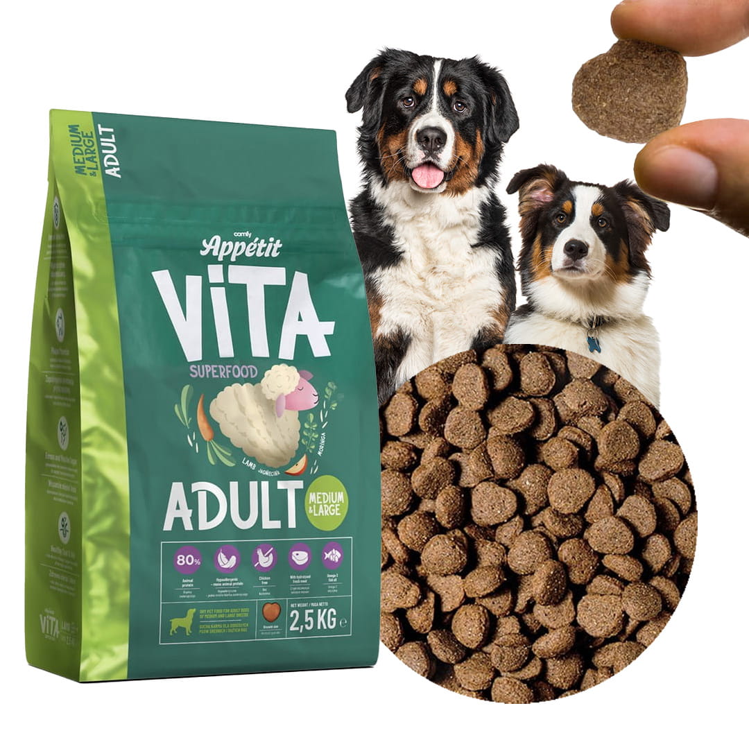 Comfy Appetit Vita jagnięcina adult średnie rasy, duże rasy 2,5 kg