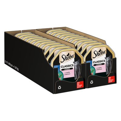 Sheba Classics łosoś pasztet adult 85 g × 44