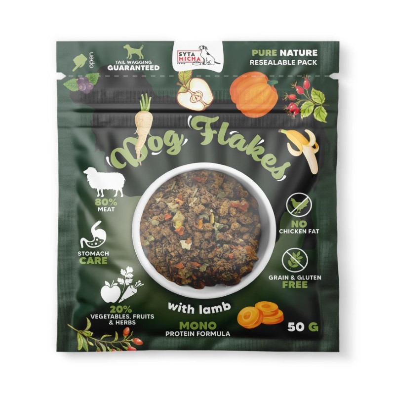 Syta Micha Dog Flakes jagnięcina 50 g