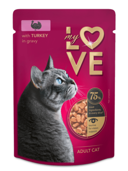 My Love indyk w sosie adult 85 g × 6