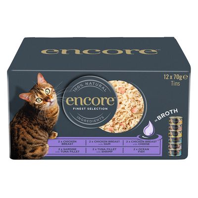 Encore mix smaków w bulionie 70 g × 12