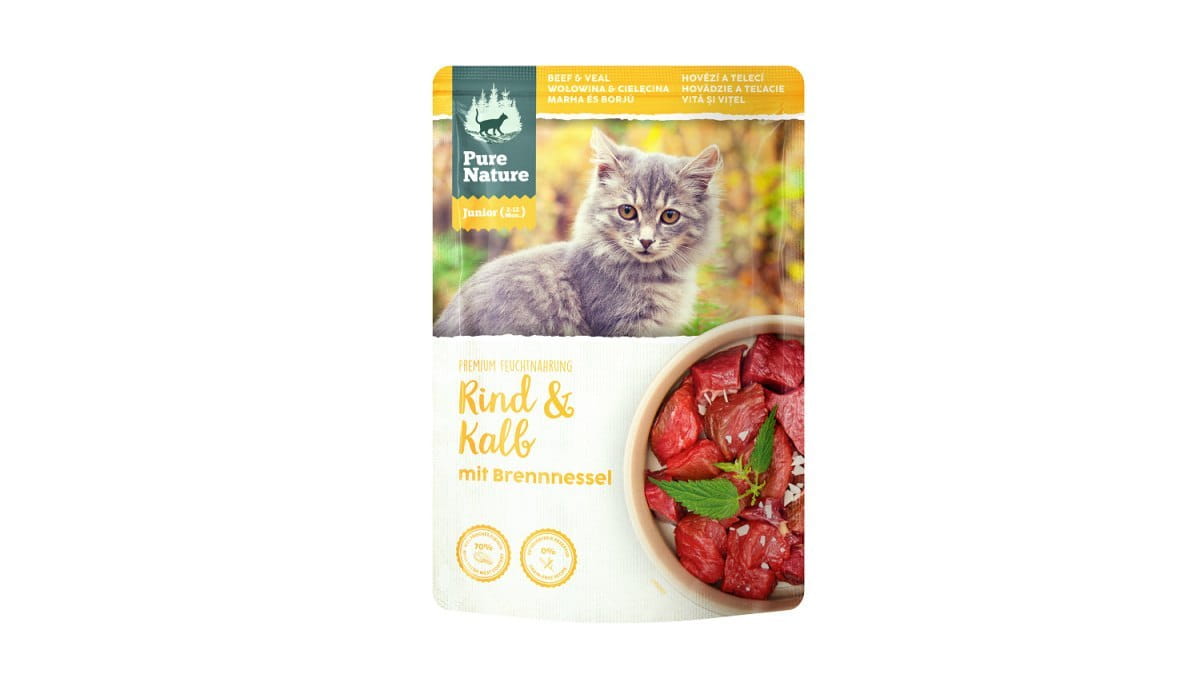 Pure Nature Junior cielęcina, wołowina kitten 85 g