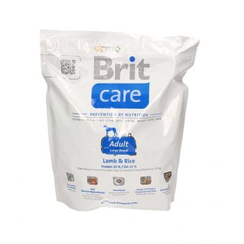Brit Care jagnięcina z ryżem adult duże rasy 1 kg