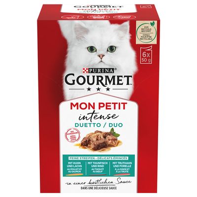 Purina Gourmet Mon Petit mix smaków w sosie adult 50 g × 6