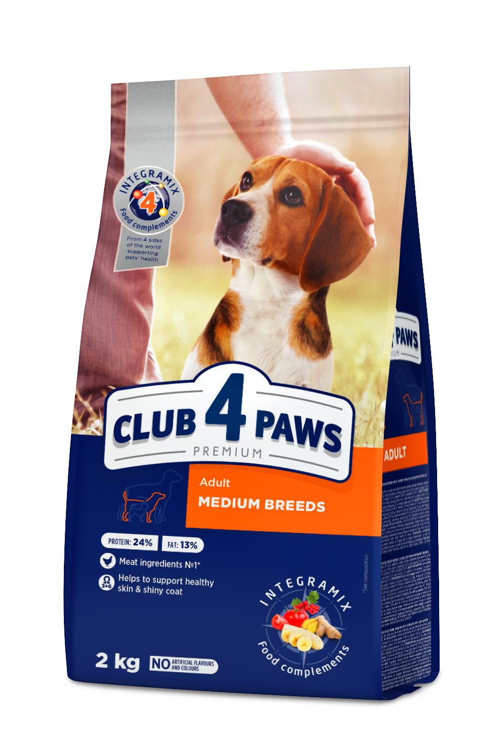 Club 4 Paws Premium kurczak adult średnie rasy 2 kg