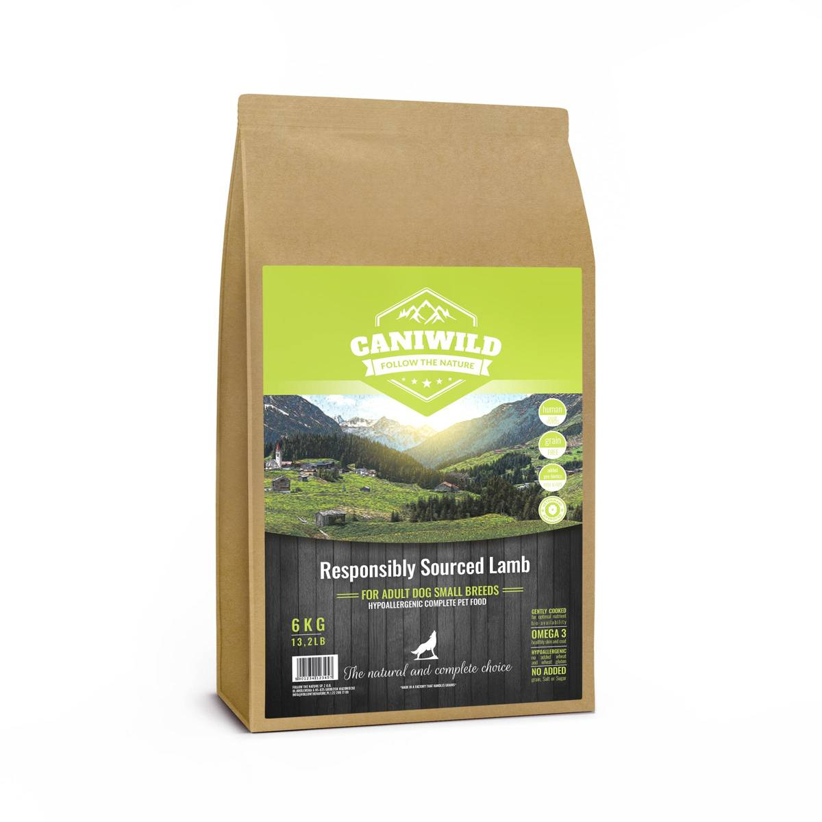 Caniwild Responsibly Sourced jagnięcina adult małe rasy 6 kg