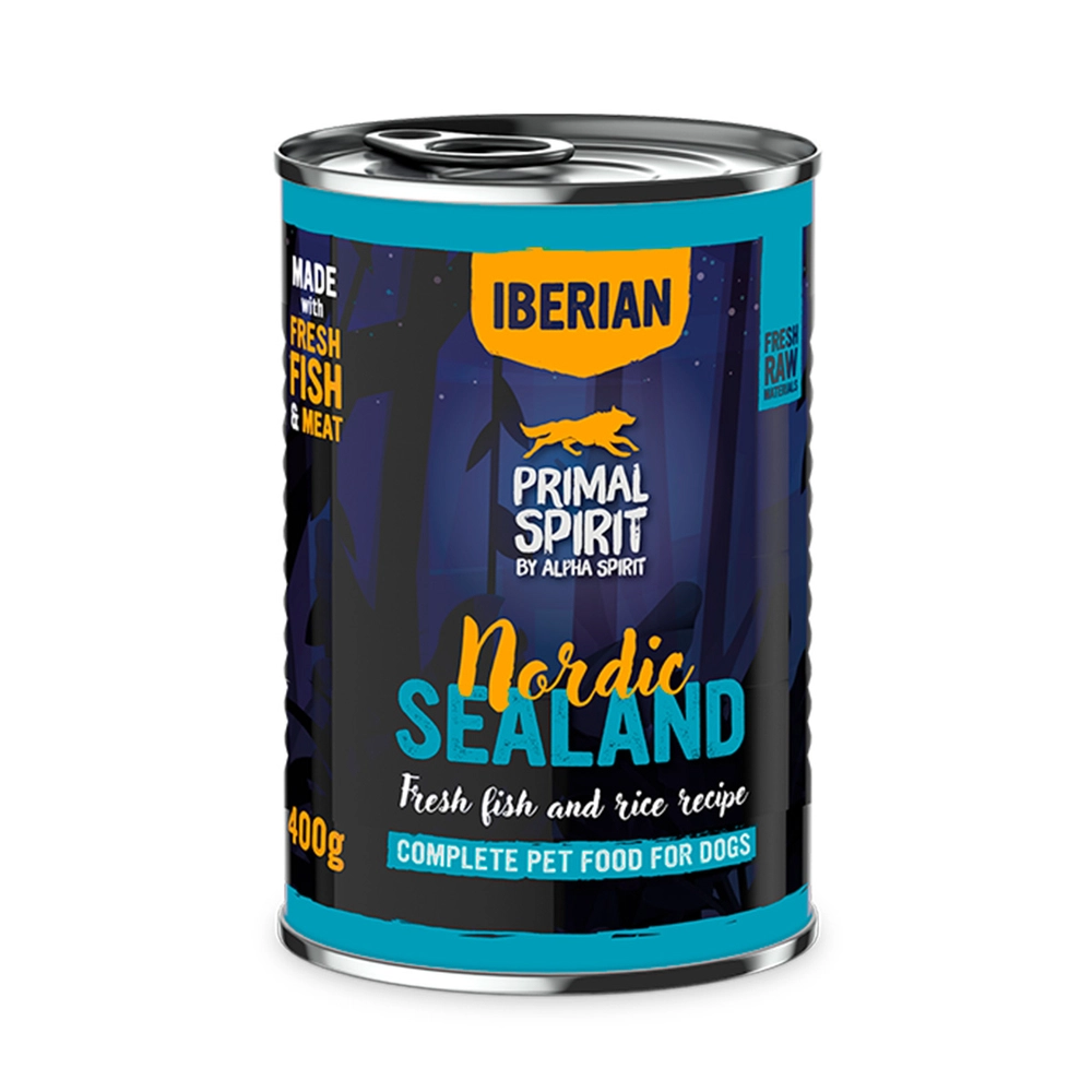 Primal Spirit Iberian ryba, wieprzowina adult 400 g