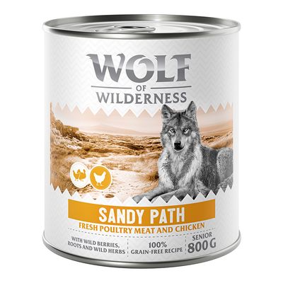 Wolf of Wilderness Expedition drób, kurczak senior 800 g × 6