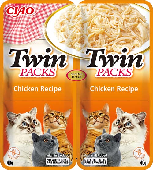 Inaba Twin Packs kurczak w bulionie 40 g × 2