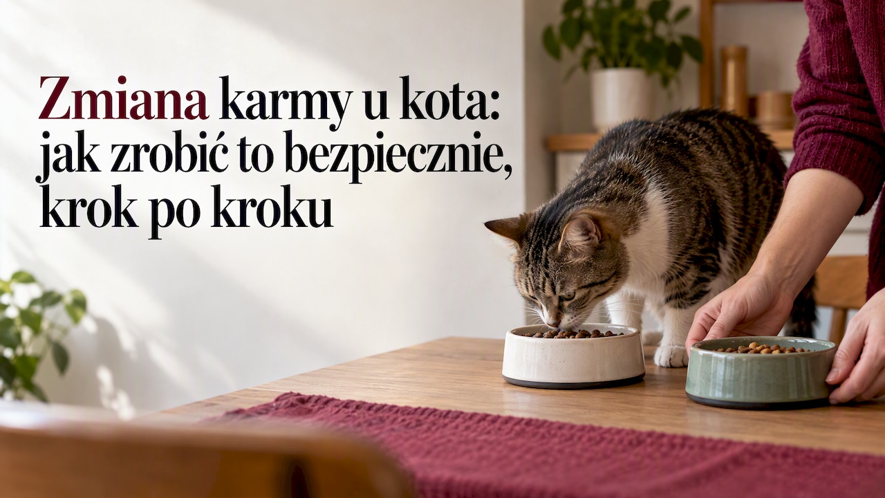 Zmiana karmy u kota: jak zrobić to bezpiecznie, krok po kroku
