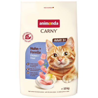 Animonda Carny kurczak, pstrąg adult 10 kg