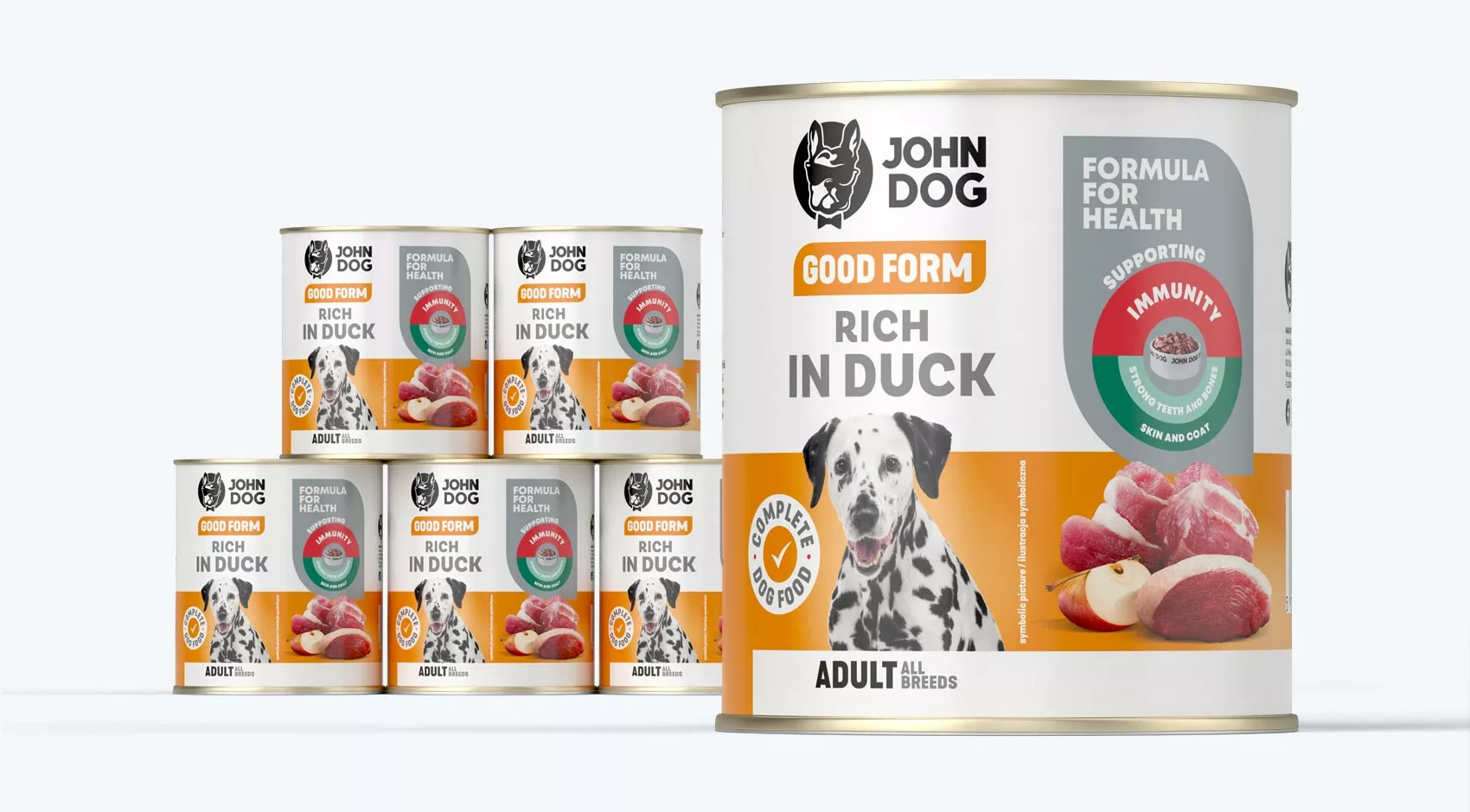 John Dog Good Form kaczka adult 800 g