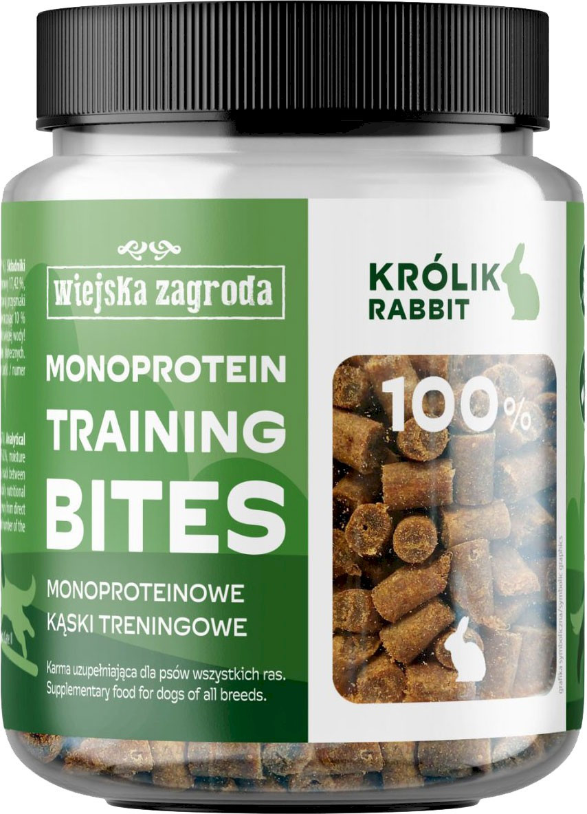 Wiejska Zagroda Monoprotein Training Bites królik 150 g