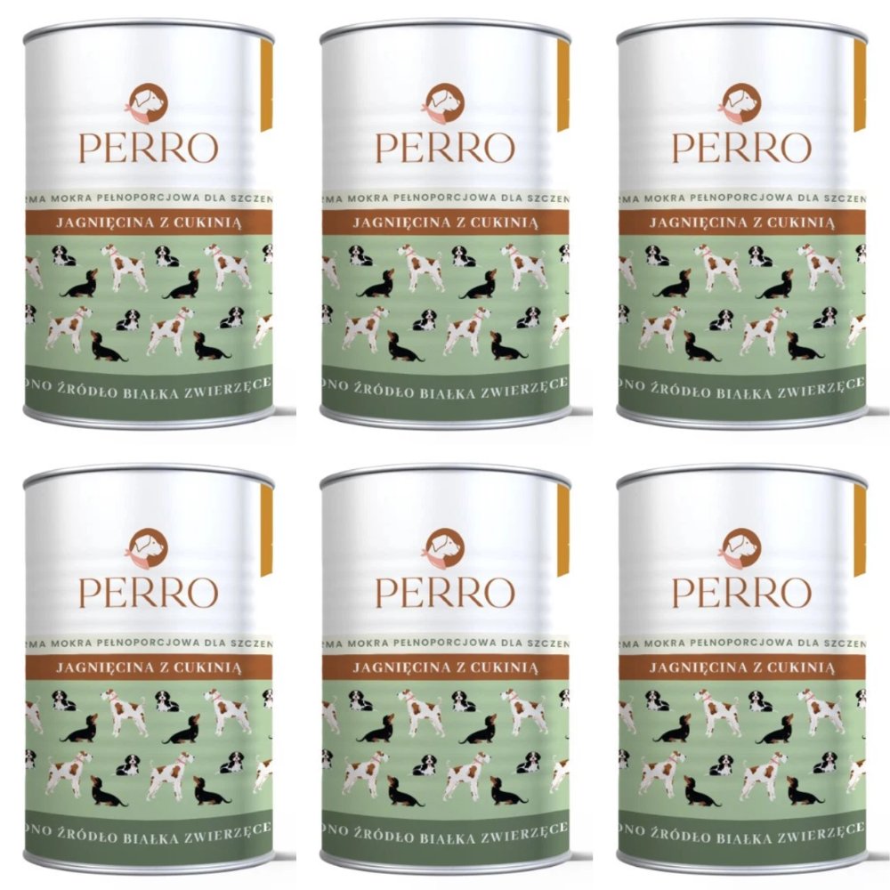 Perro jagnięcina junior 400 g × 6