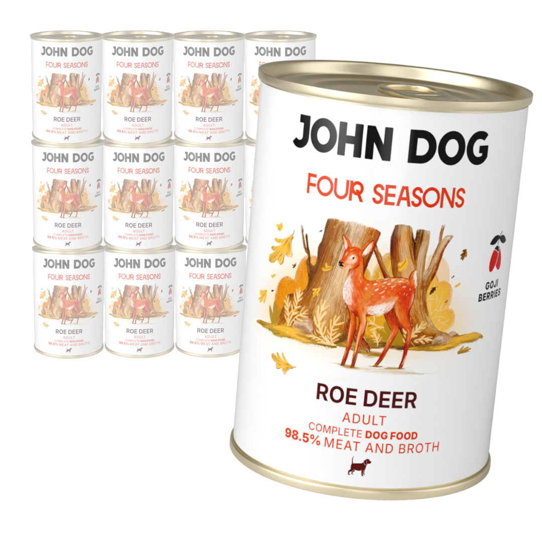 John Dog Four Seasons sarna adult 400 g × 12