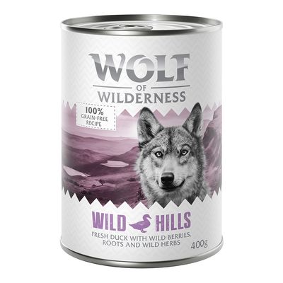 Wolf of Wilderness Monoprotein kaczka adult 400 g × 12