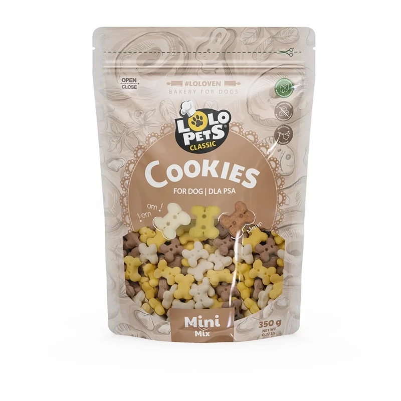 Lolo Pets Classic banan, czekolada, wanilia małe rasy 350 g