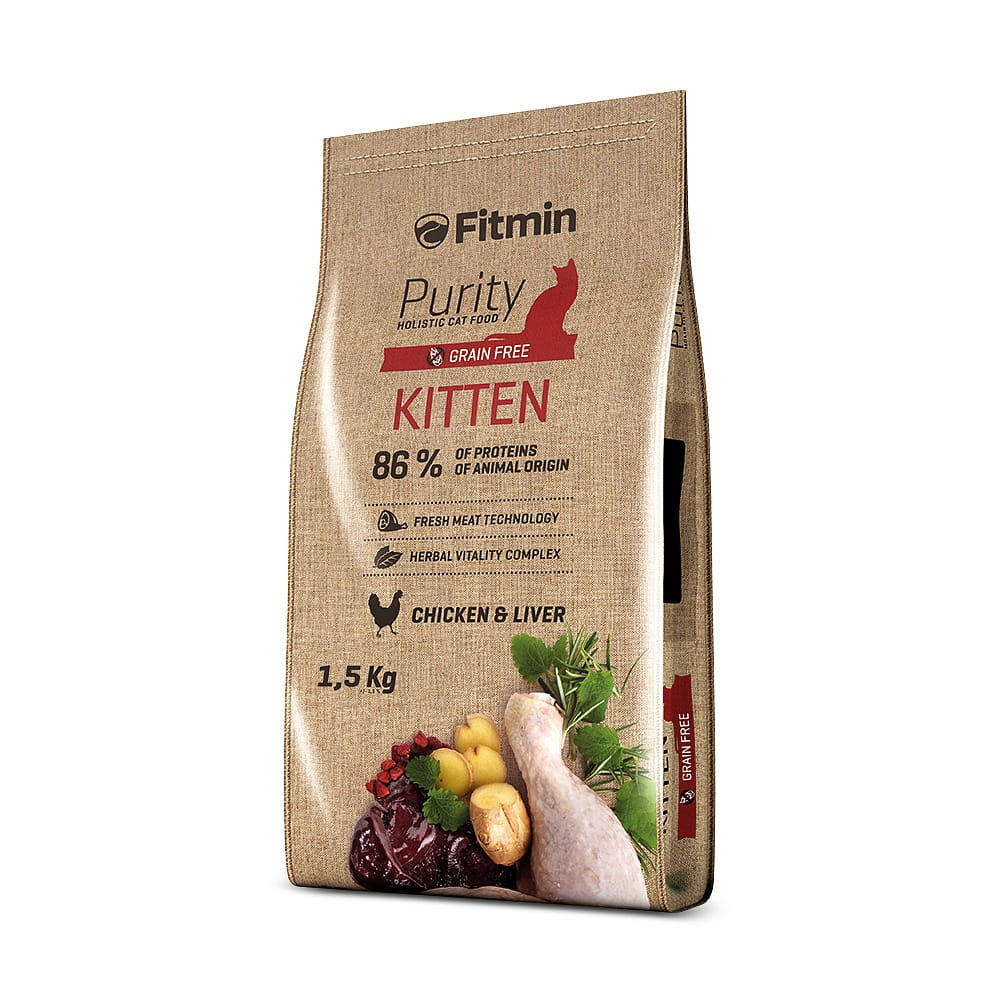 Fitmin Purity kurczak kitten 1,5 kg