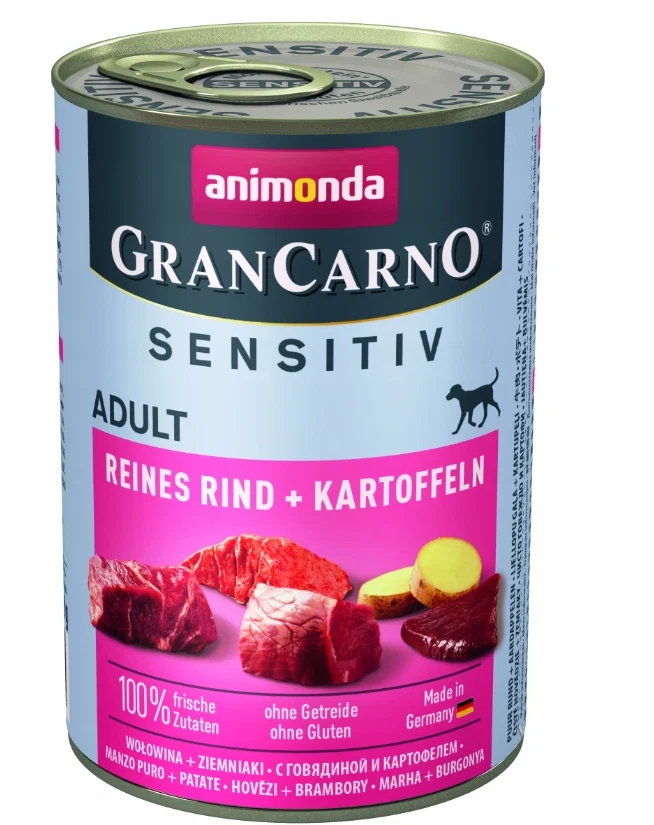 Animonda GranCarno Sensitiv wołowina z ziemniakiem 400 g