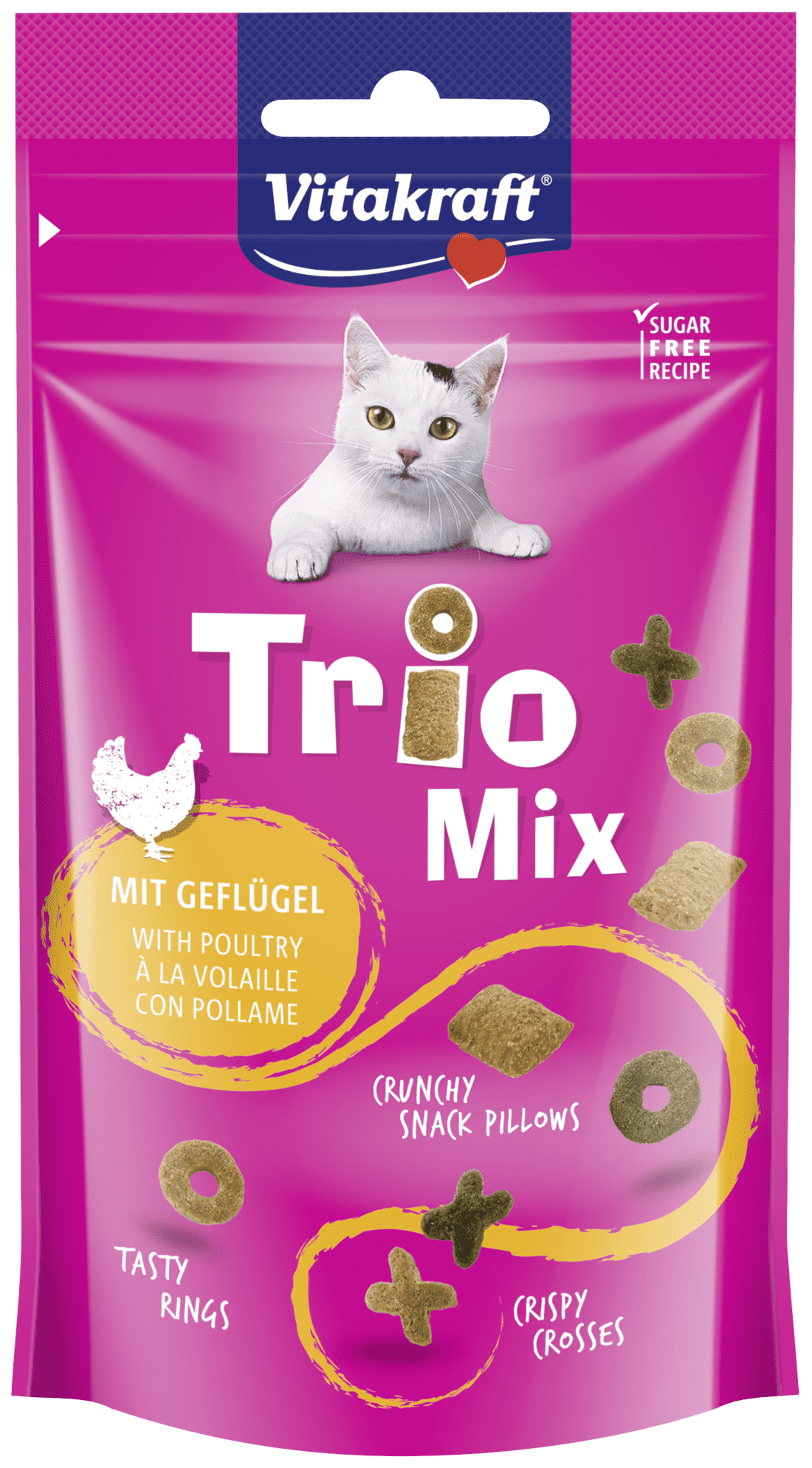 Vitakraft Trio Mix drób 60 g