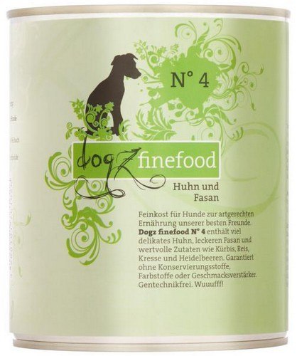 Dogz Finefood Classic kurczak, bażant 800 g