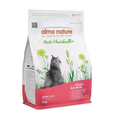 Almo Nature Functional Hairball łosoś adult 2 kg × 2