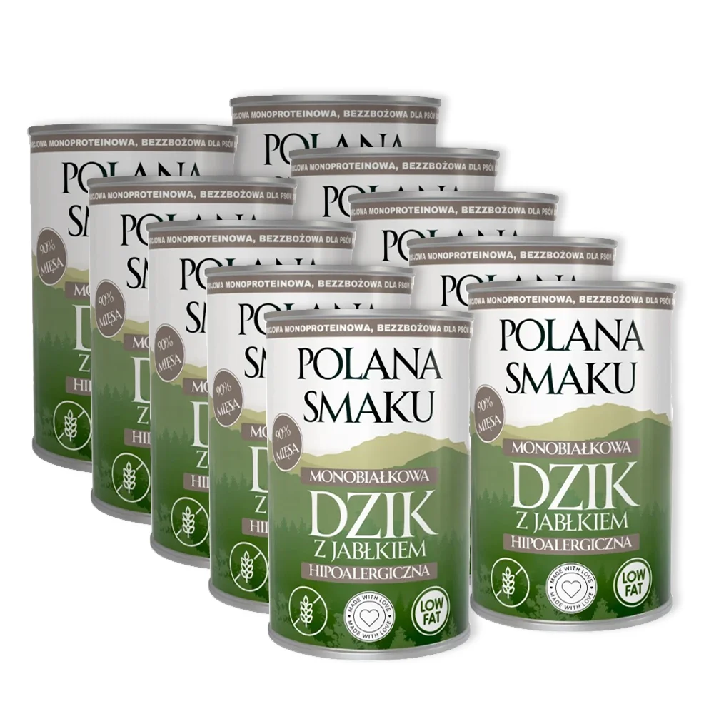 Polana Smaku dziczyzna z jabłkiem adult 400 g × 10