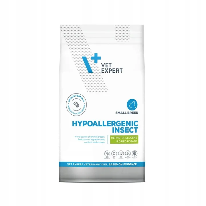VetExpert Hypoallergenic owady z ziemniakiem adult małe rasy 2 kg