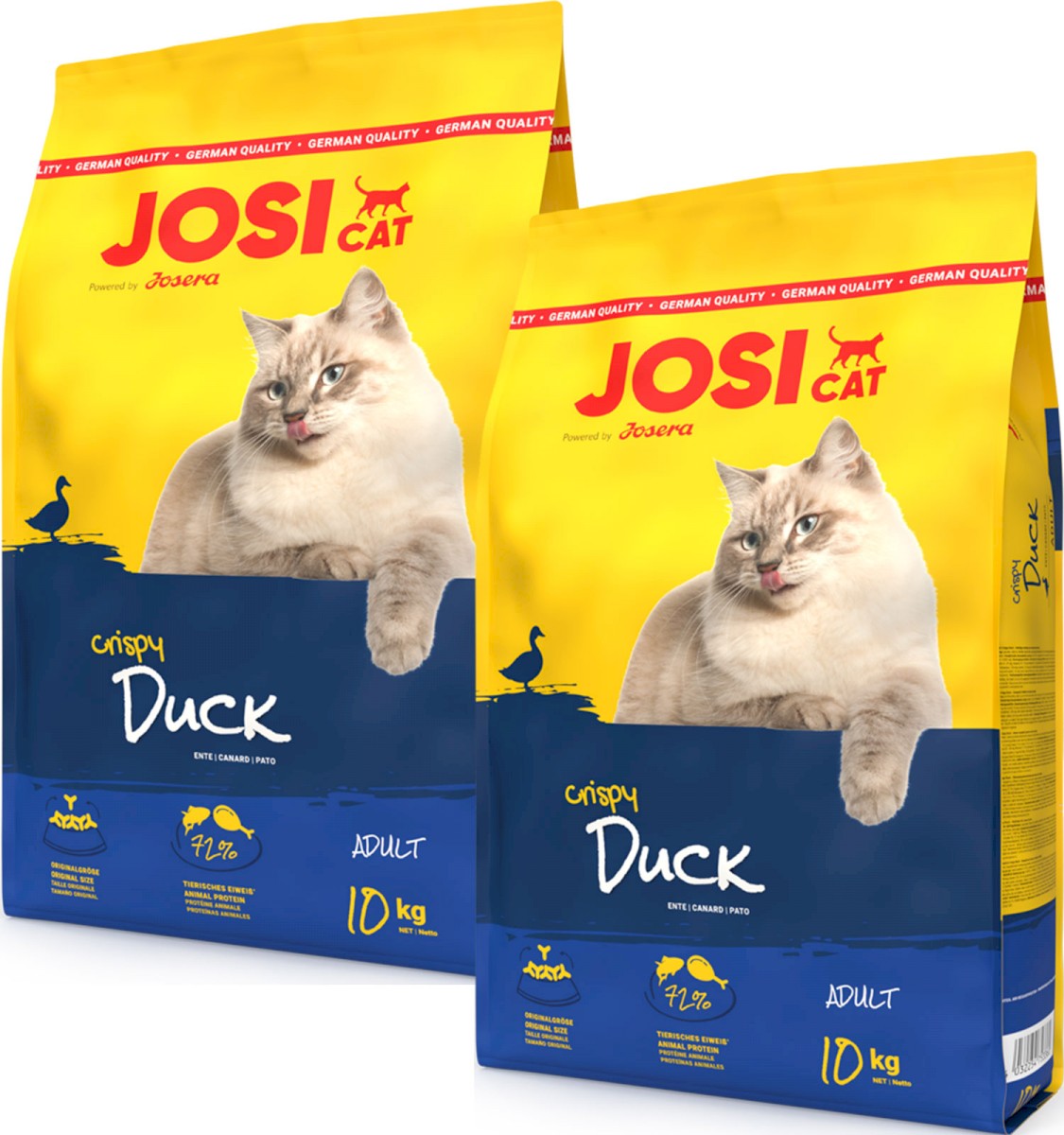 Josera JosiCat kaczka adult 10 kg × 2