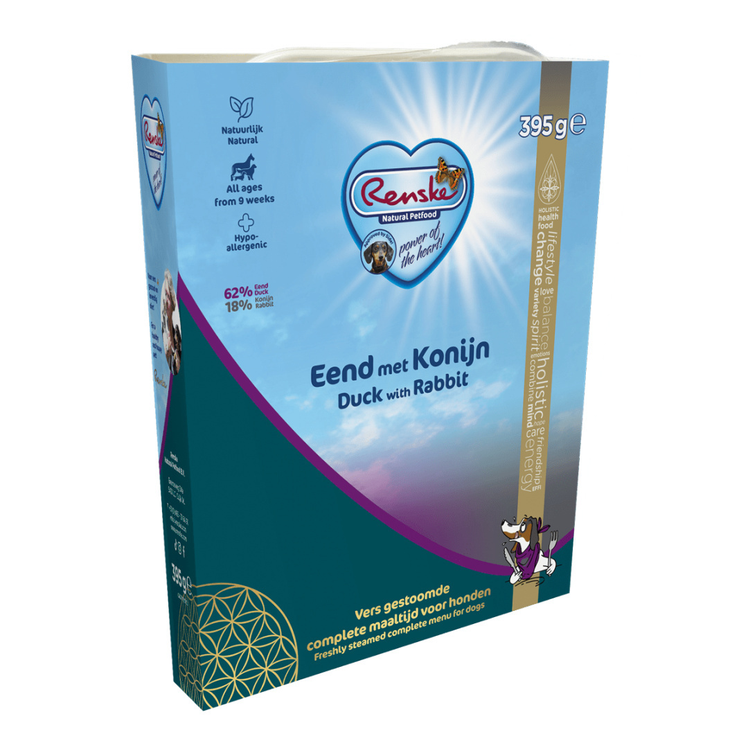 Renske Fresh Meat kaczka, królik adult 395 g