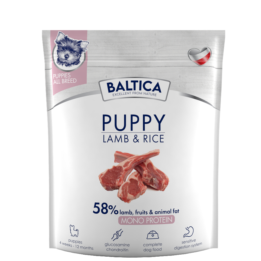 Baltica Nutraceutic jagnięcina z ryżem puppy 1 kg