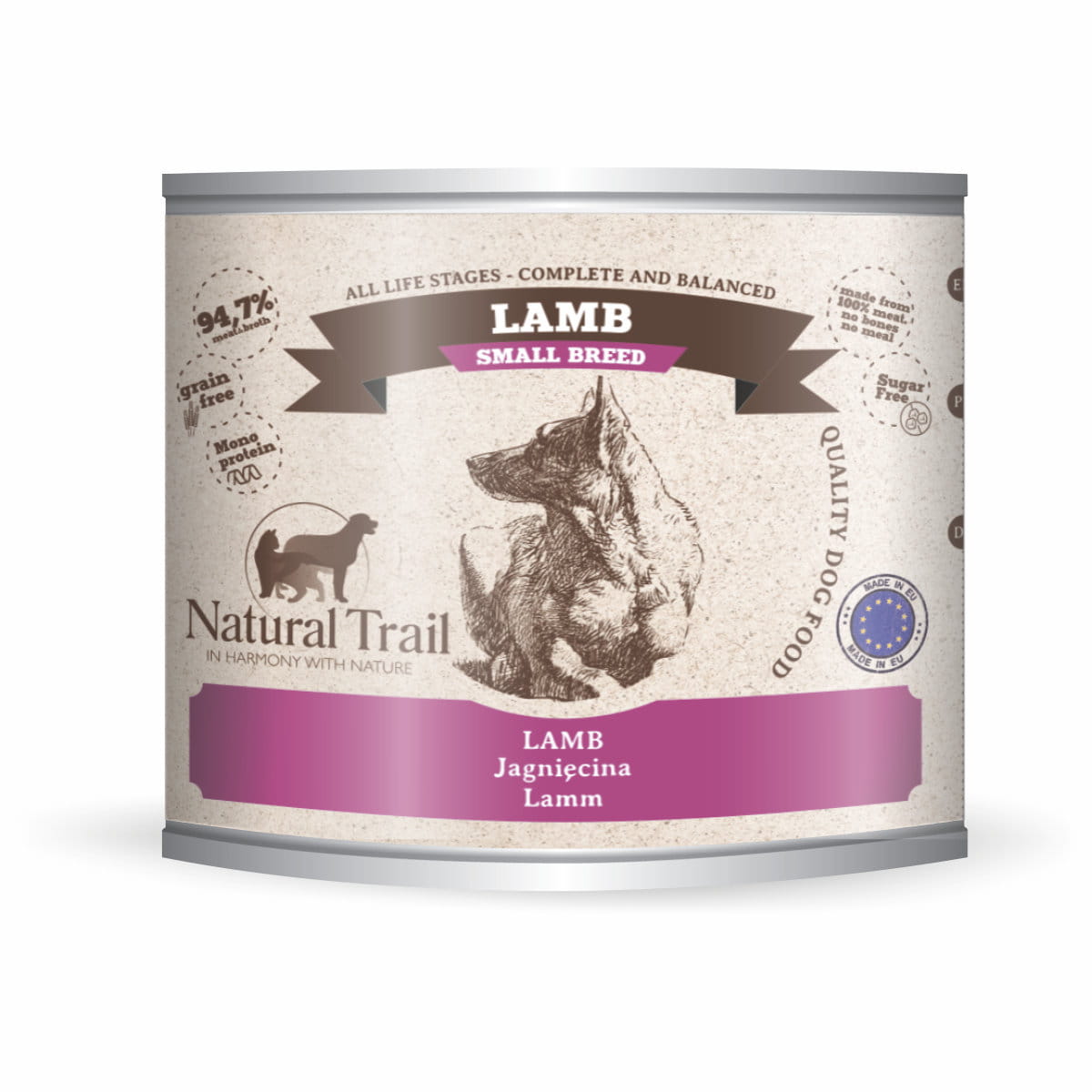 Natural Trail jagnięcina małe rasy 200 g