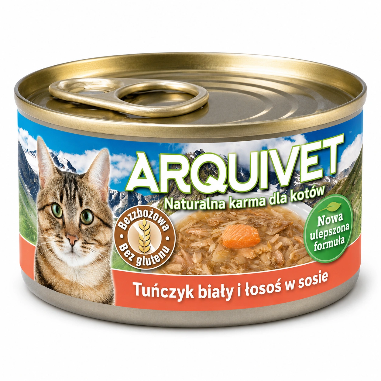 Arquivet tuńczyk, łosoś w sosie 80 g